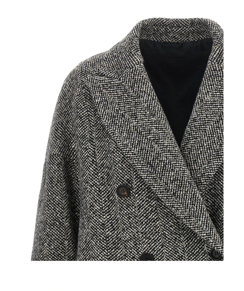 Brunello Cucinelli Overcoat in gray — view 3
