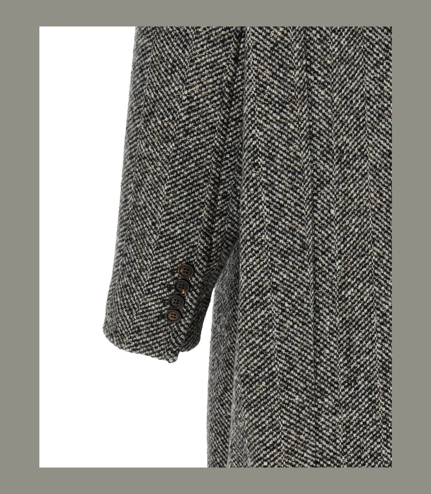 Brunello Cucinelli Overcoat in gray — view 4