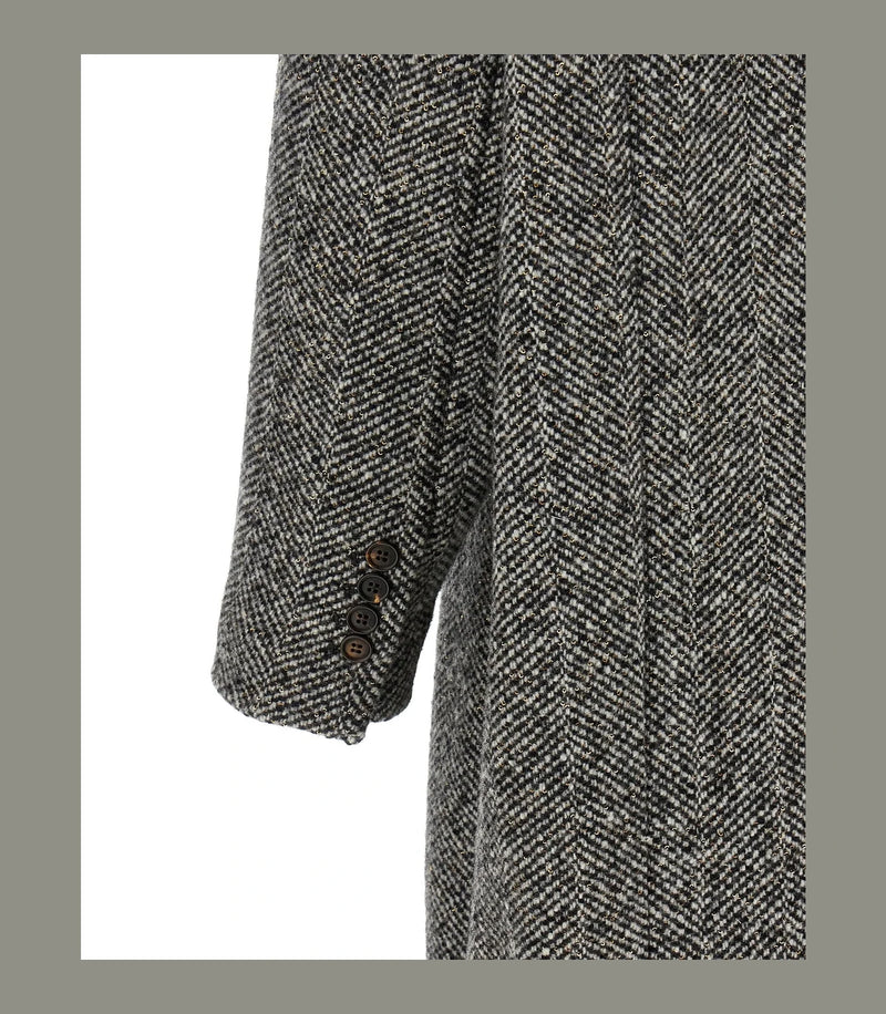 Brunello Cucinelli Overcoat in gray — view 4