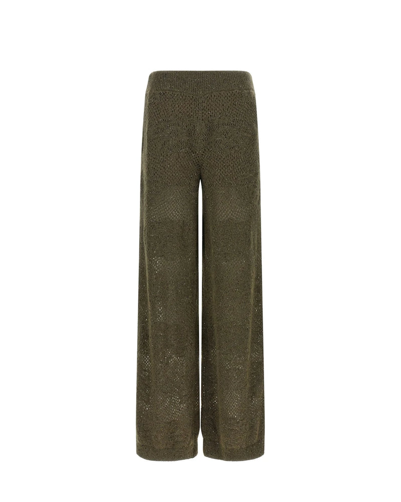 Brunello Cucinelli Palazzo Pant in brown
