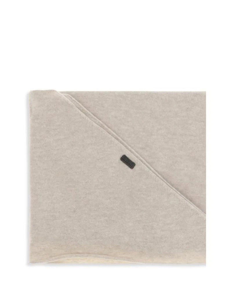 Brunello Cucinelli Scarves & Shawl in beige, Kashmir — view 3