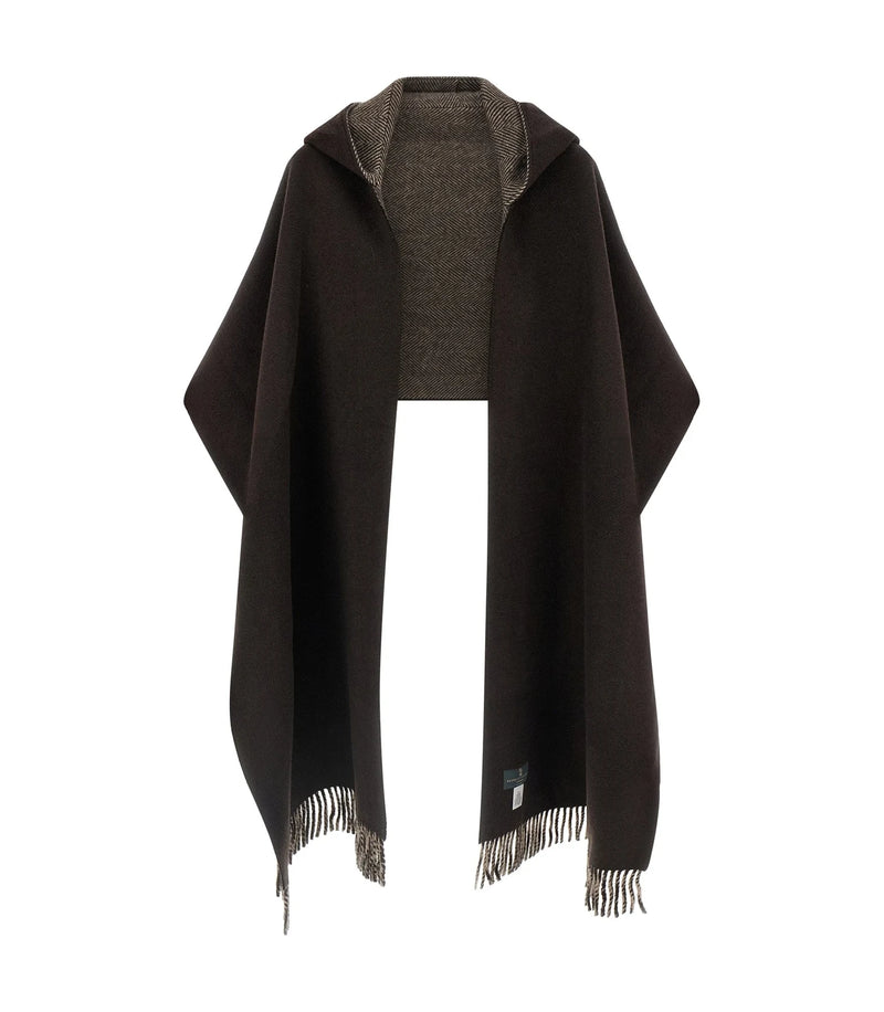 Brunello Cucinelli Scarves & Shawl in brown, Cashmere — view 2