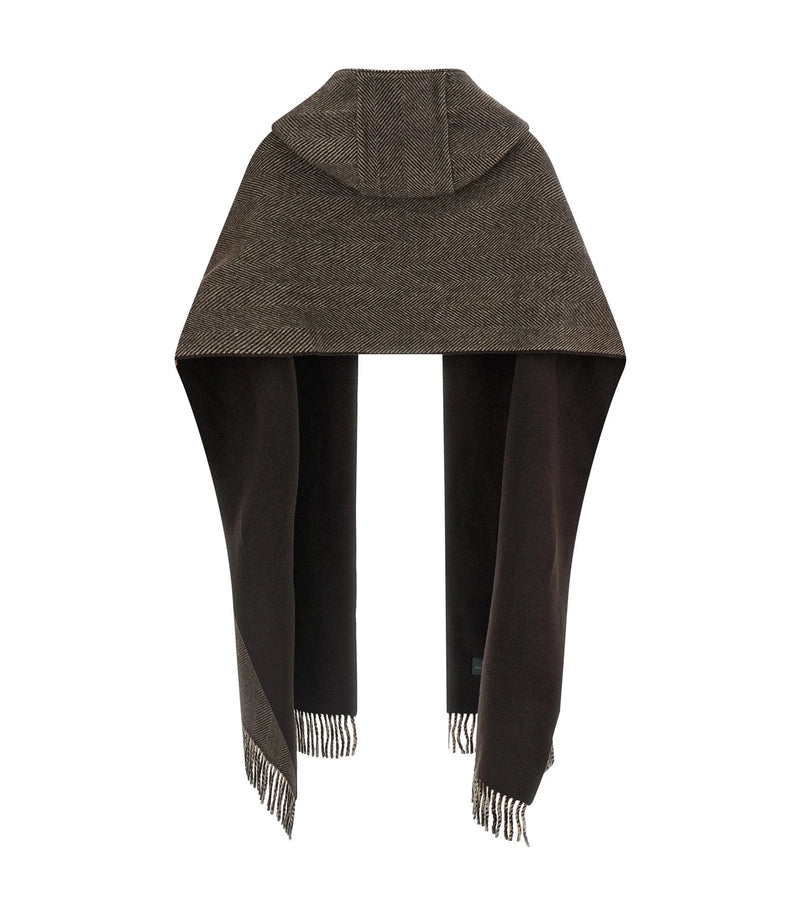 Brunello Cucinelli Scarves & Shawl in brown, Cashmere — view 3