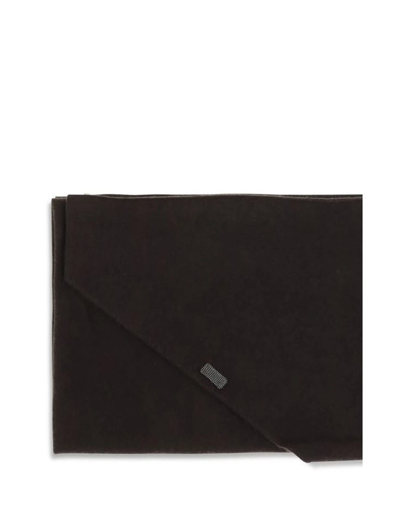 Brunello Cucinelli Scarves & Shawl in brown, Kashmir — view 3