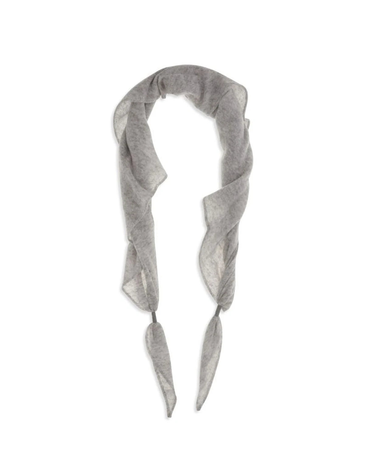 Brunello Cucinelli Scarves & Shawl in gray, Kashmir — view 2
