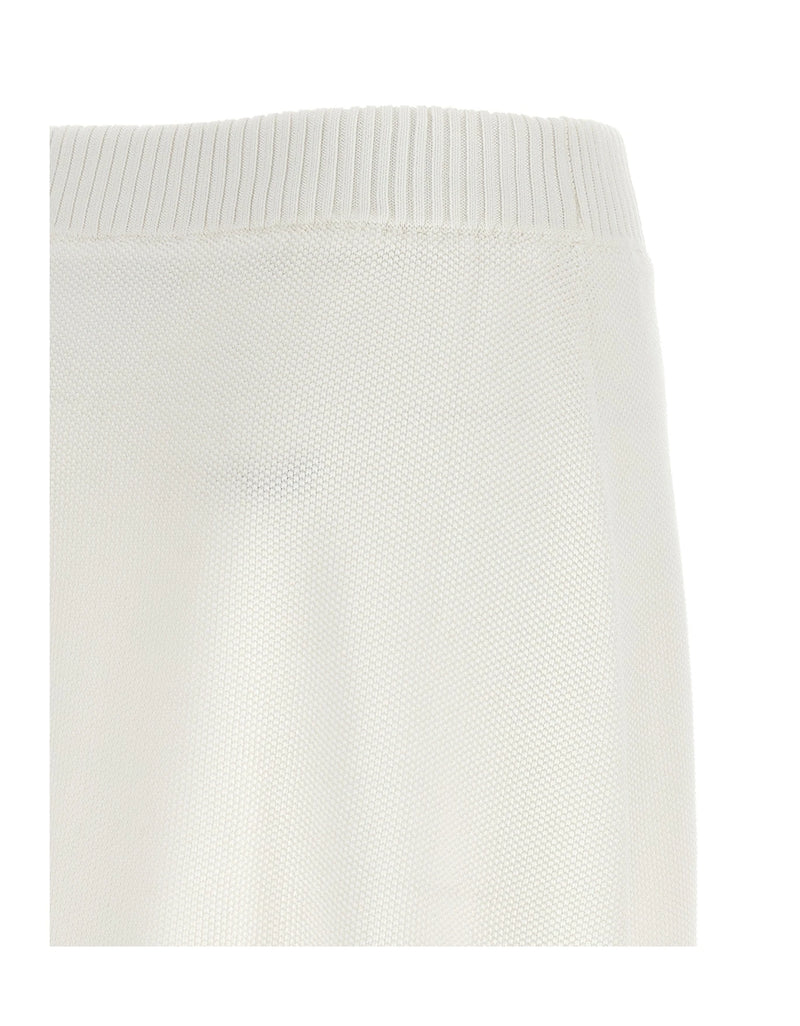 Brunello Cucinelli Skirt in white, Cotton — view 4