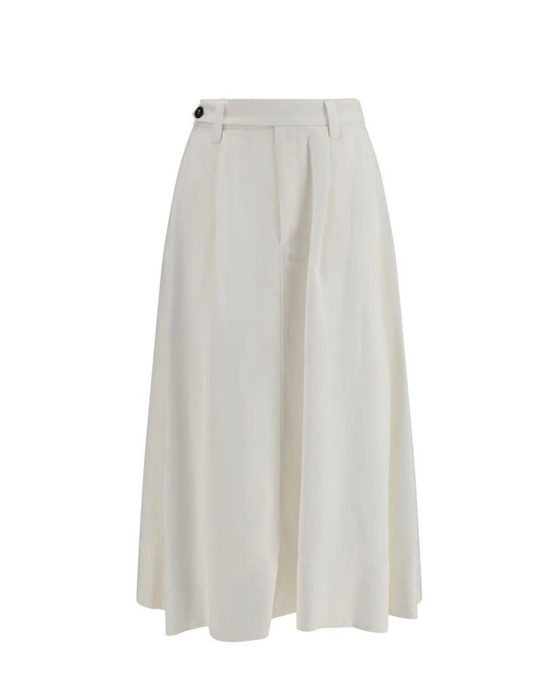 Brunello Cucinelli Skirt in white, Viscose
