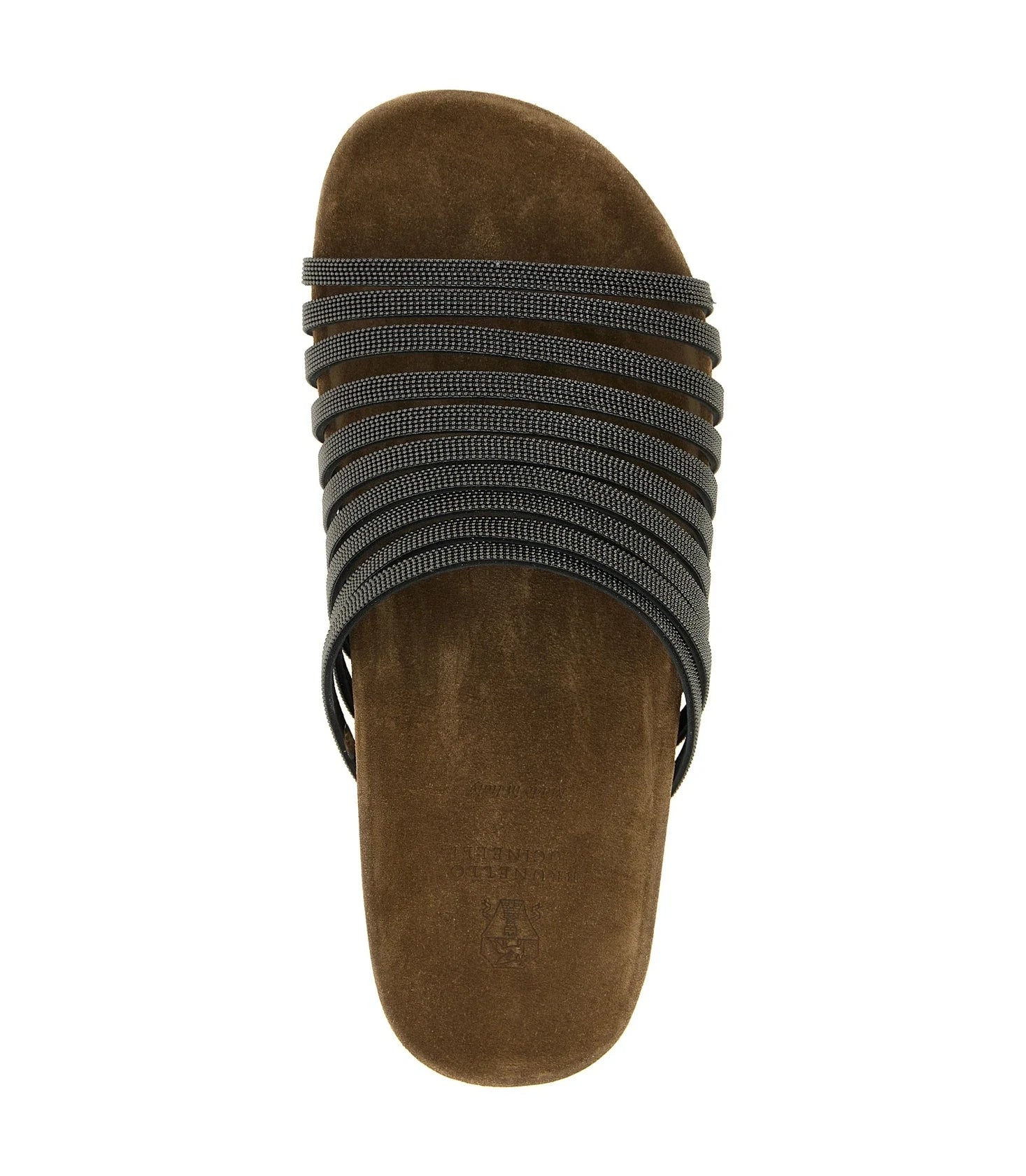 Brunello Cucinelli Black Slides 