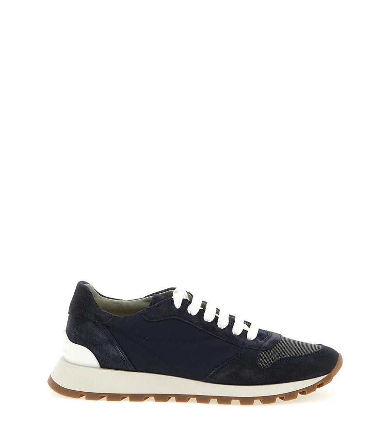 Brunello Cucinelli Sneakers in blue, Polyester