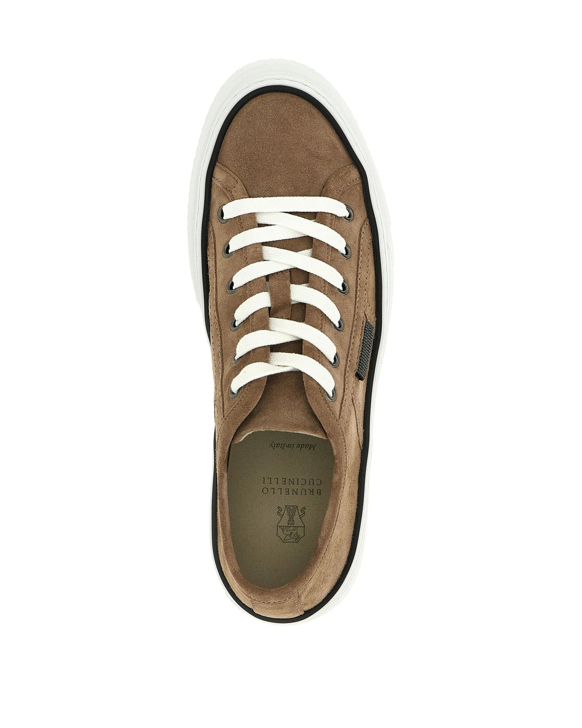 Brunello Cucinelli Sneakers in brown, Leather — view 4
