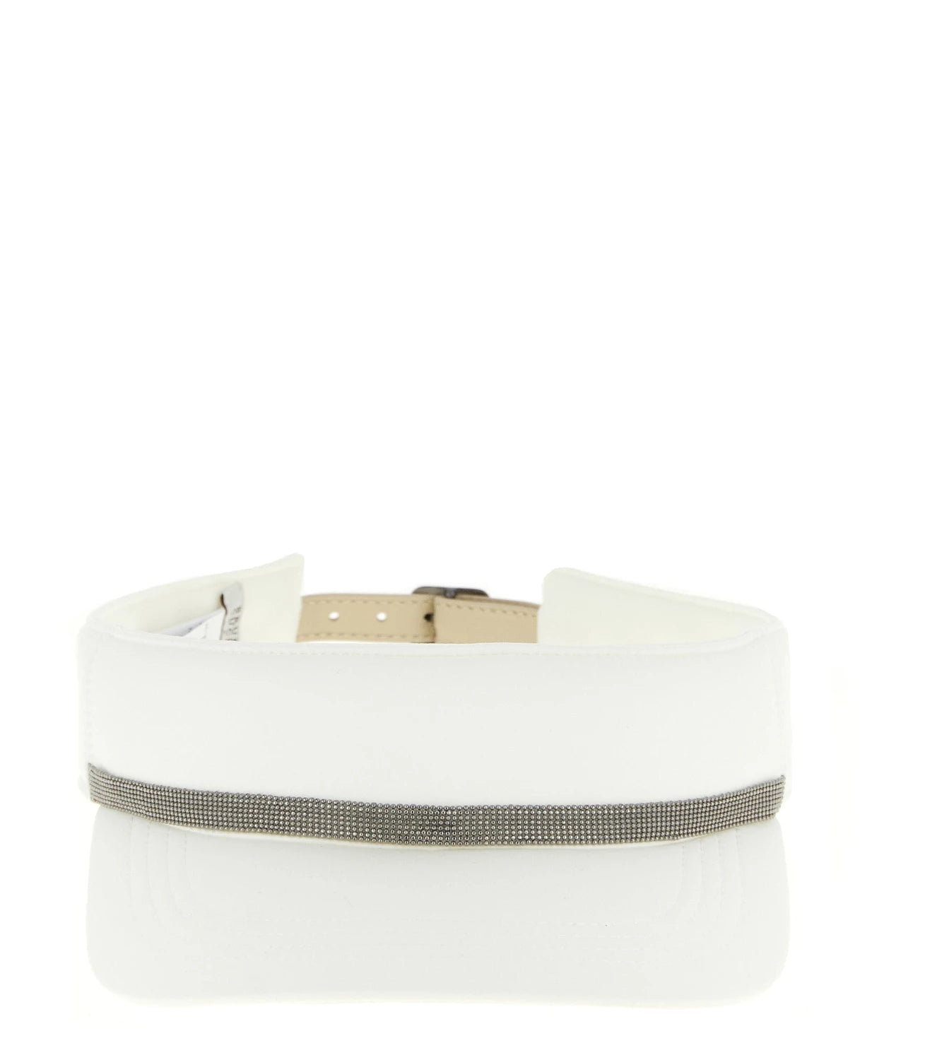 Brunello Cucinelli Sun Hat in white, Polyester
