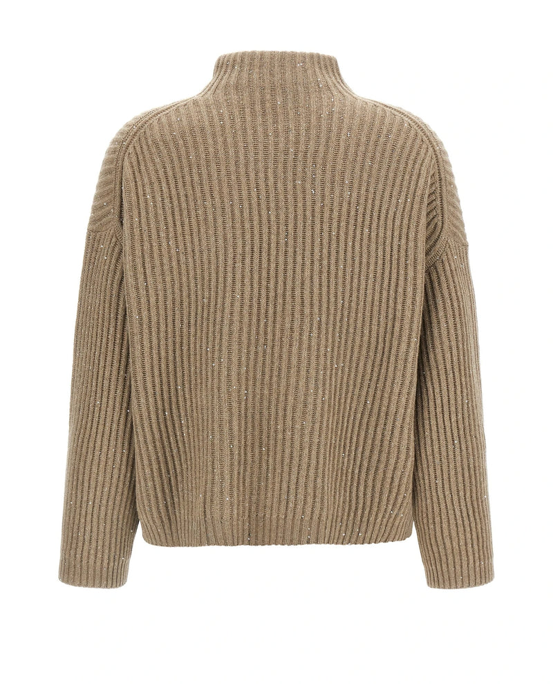 Brunello Cucinelli Sweater in beige, Cashmere — view 2