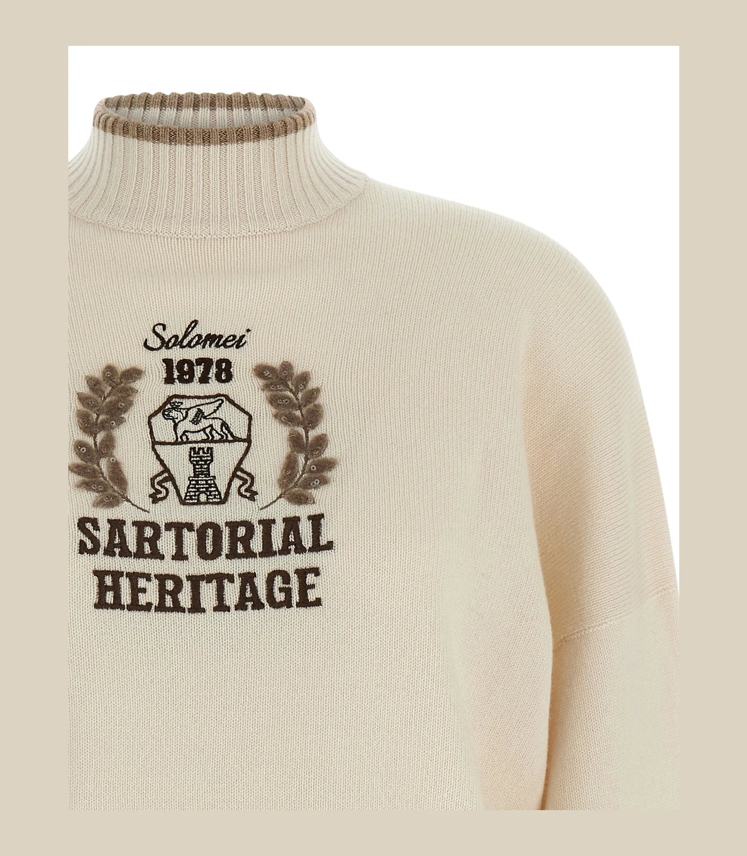 Brunello Cucinelli Sweater in beige, Cashmere — view 3
