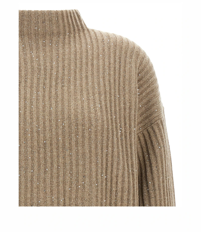 Brunello Cucinelli Sweater in beige, Cashmere — view 3