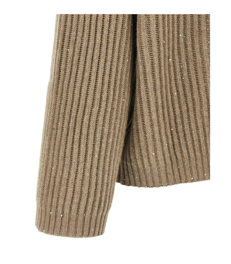 Brunello Cucinelli Sweater in beige, Cashmere — view 4