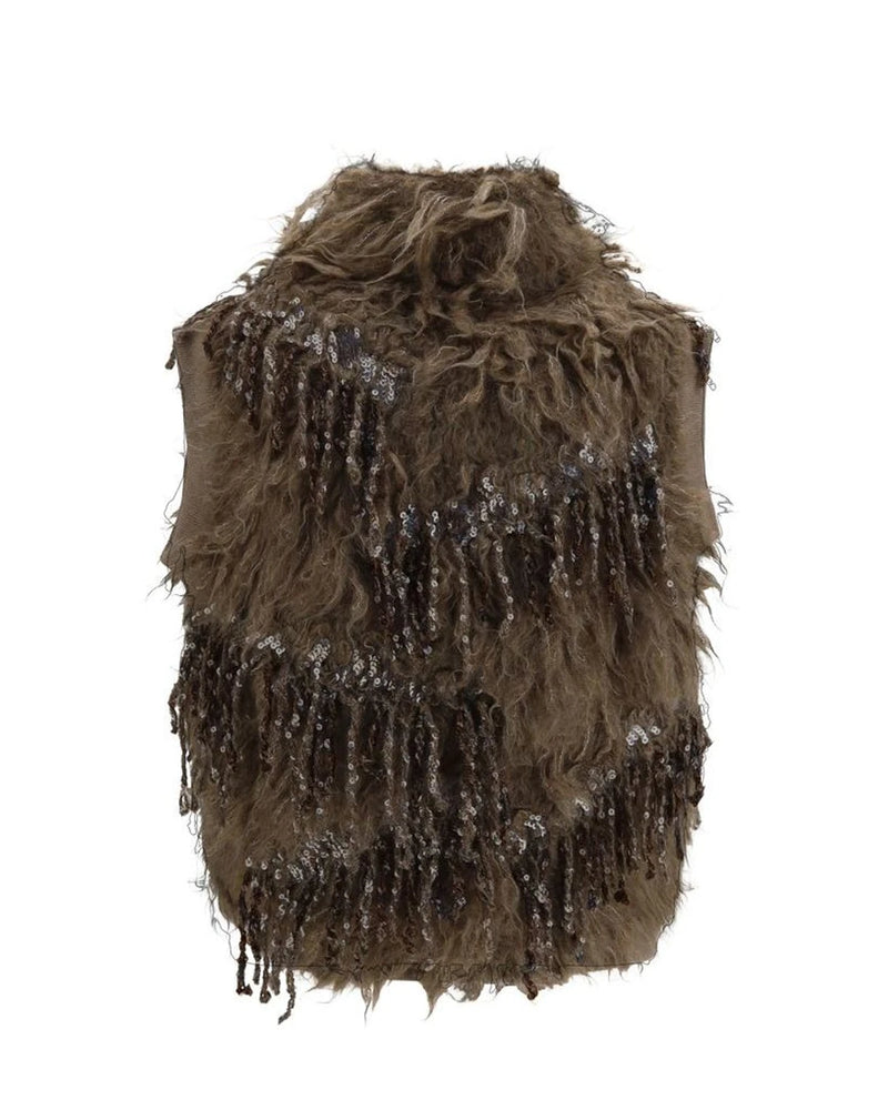Brunello Cucinelli Sweater in beige, Mohair — view 2