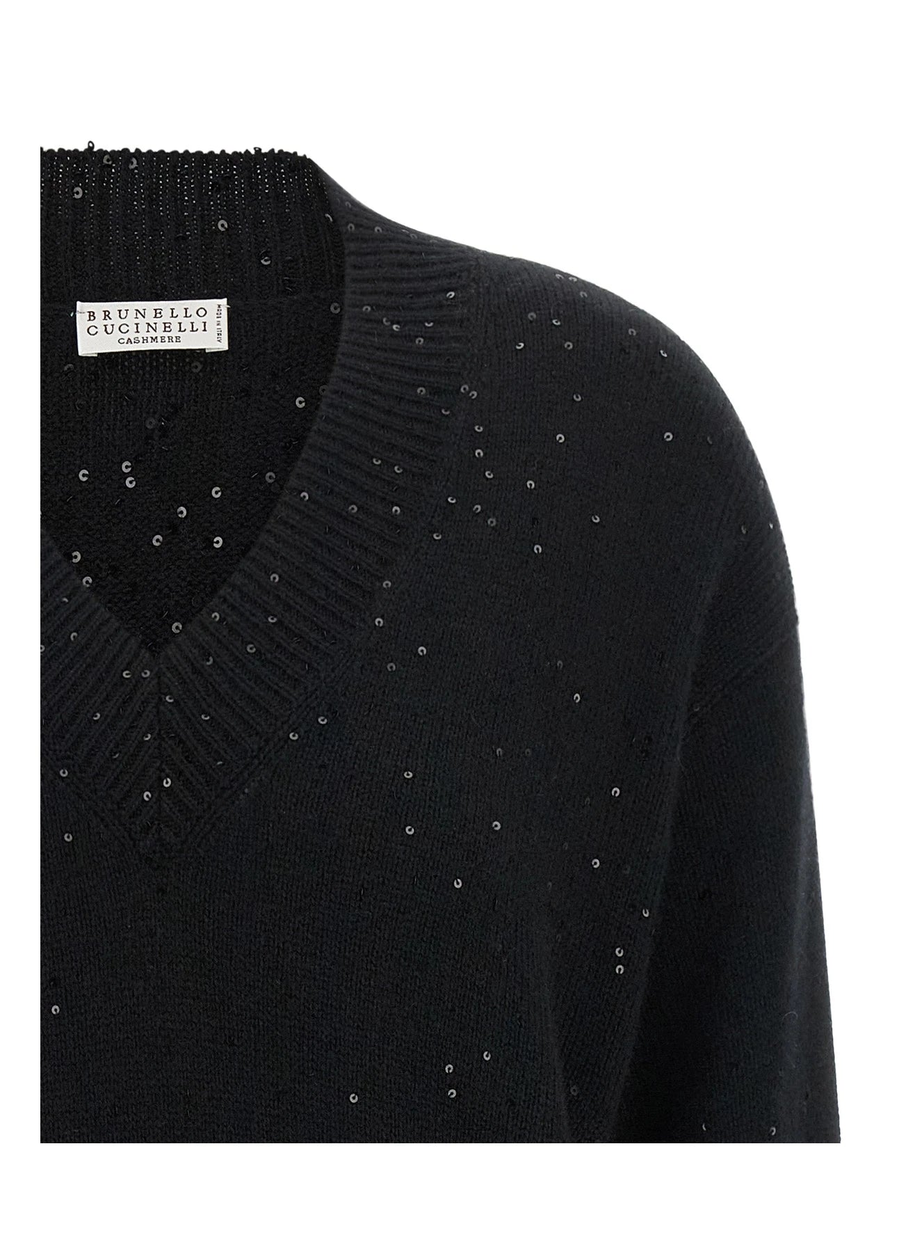 Brunello Cucinelli Sweater in black, Cashmere — view 3