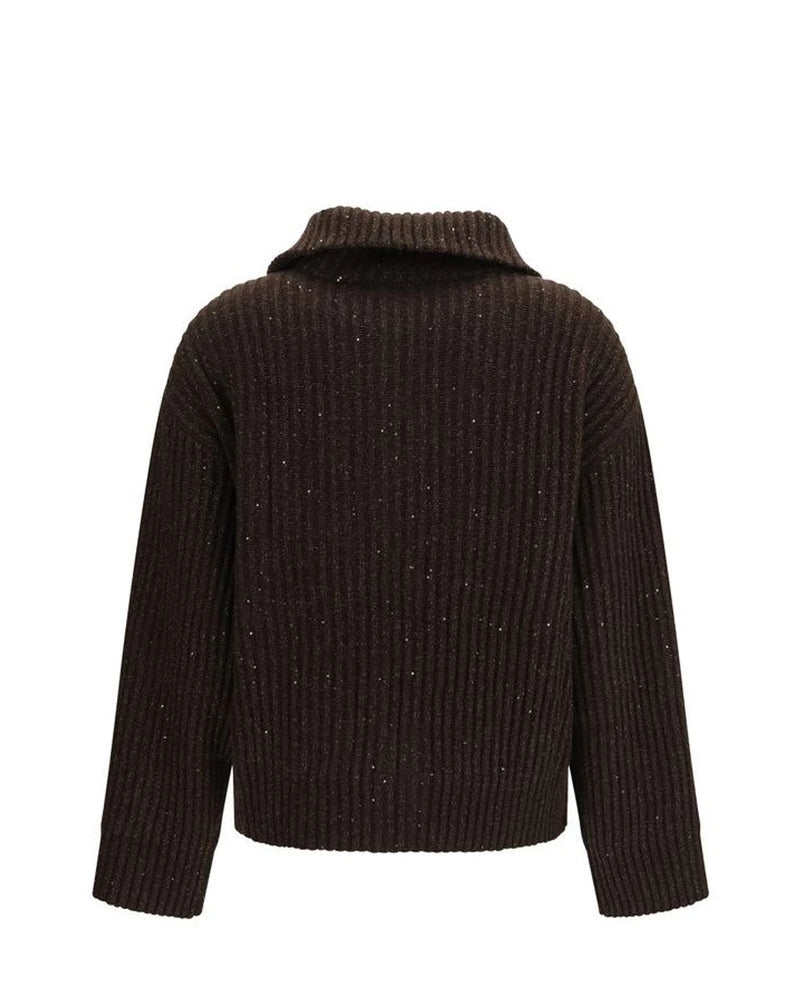 Brunello Cucinelli Sweater in brown, Kashmir — view 2