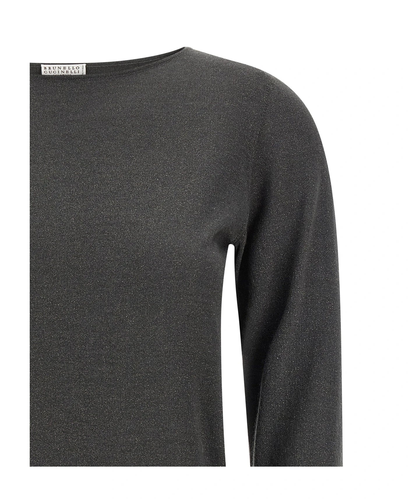 Brunello Cucinelli Sweater in gray, Cashmere — view 3