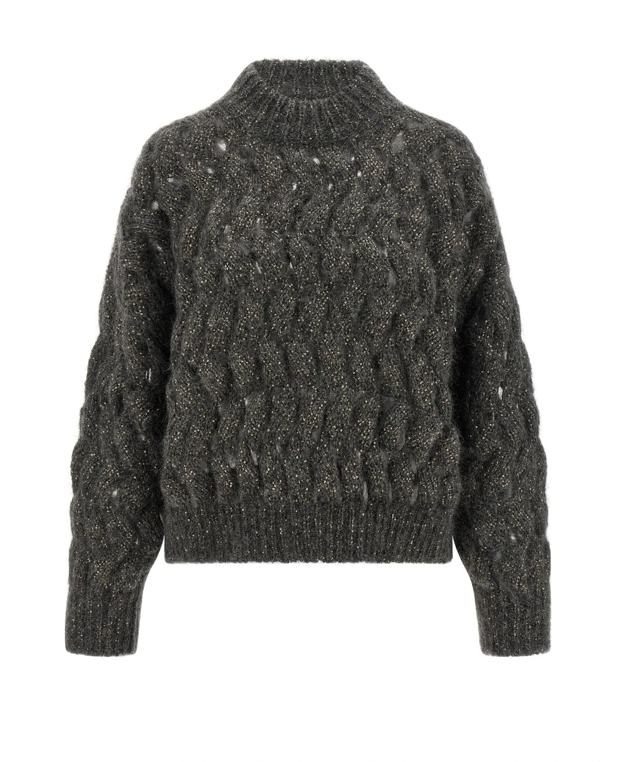 Brunello Cucinelli Sweater in gray, Mohair Wool