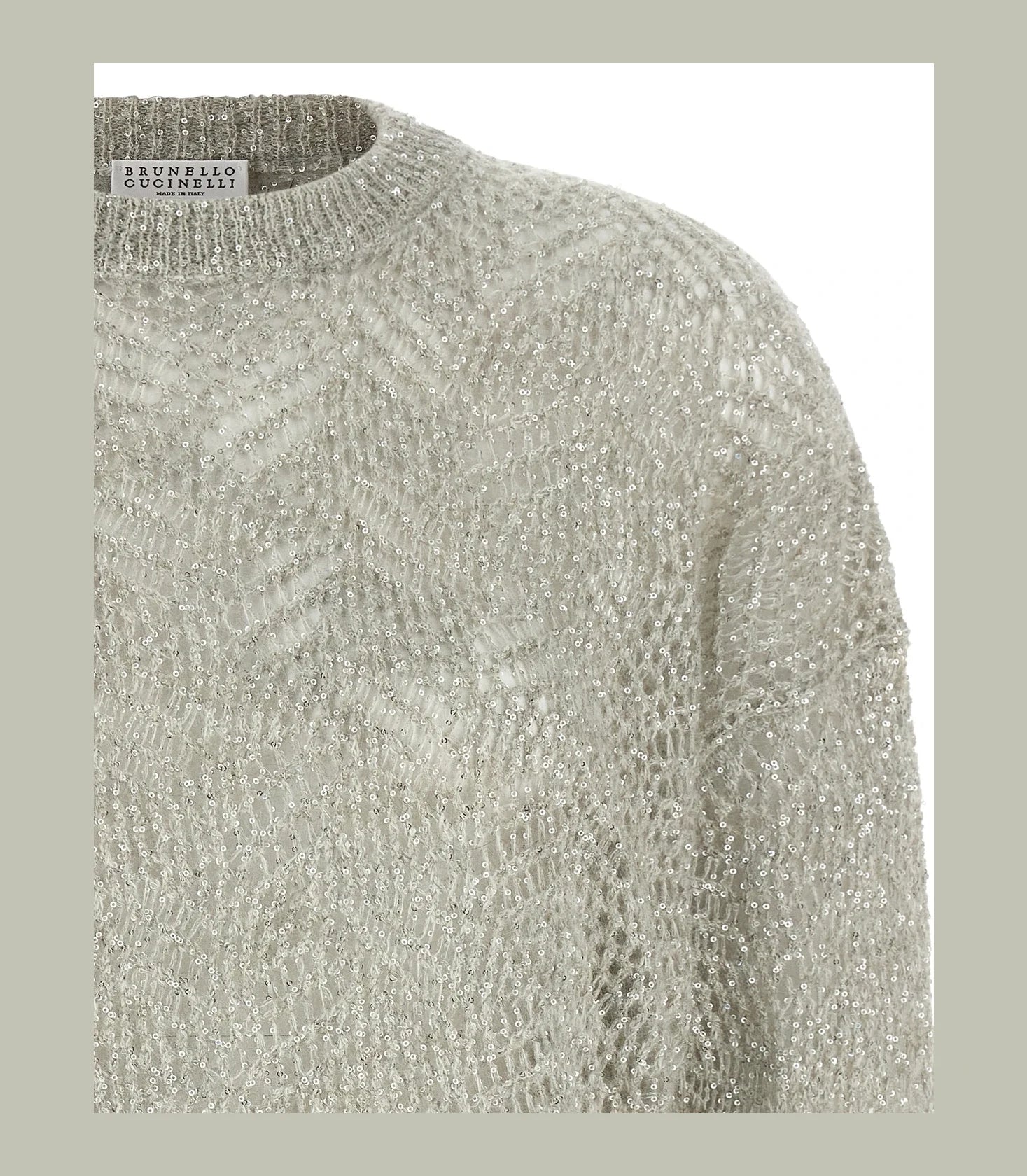 Brunello Cucinelli Sweater in gray — view 3