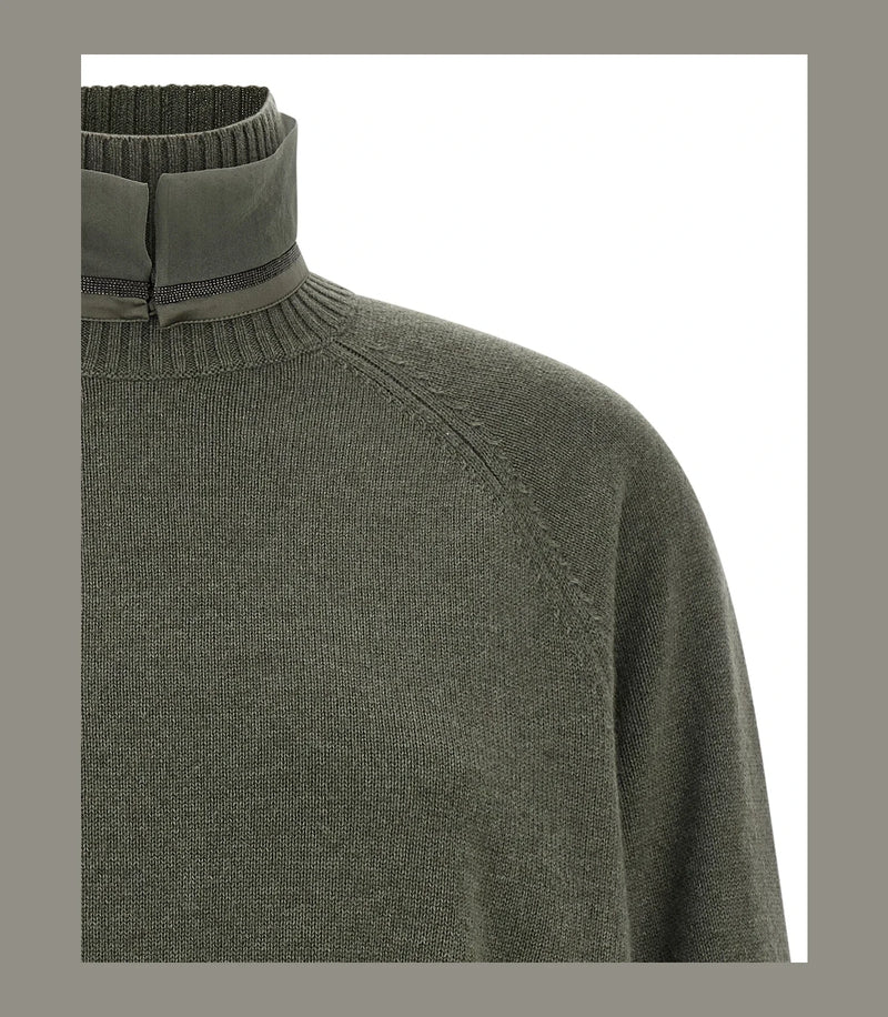 Brunello Cucinelli Sweater in green — view 3