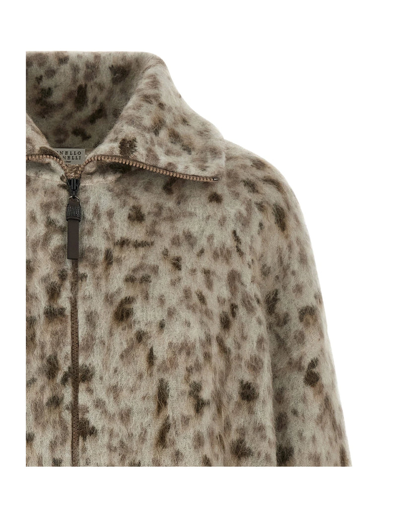 Brunello Cucinelli Sweater in multicolor, Mohair Wool — view 3
