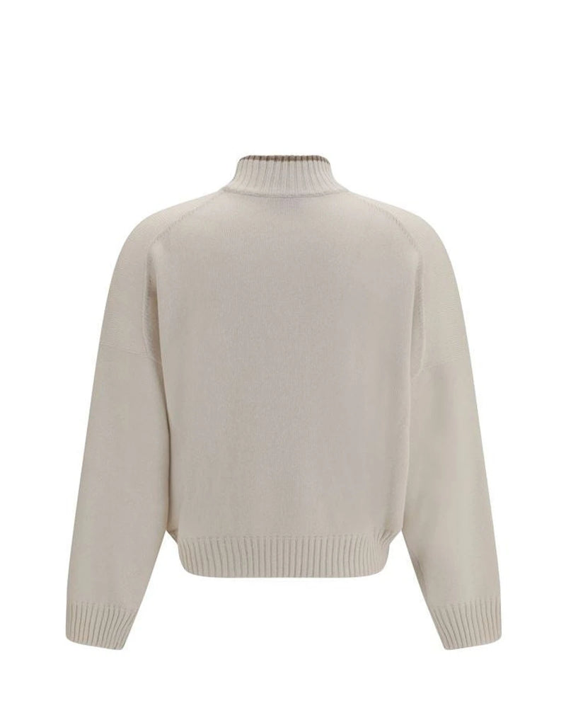 Brunello Cucinelli Sweater in white, Kashmir — view 2