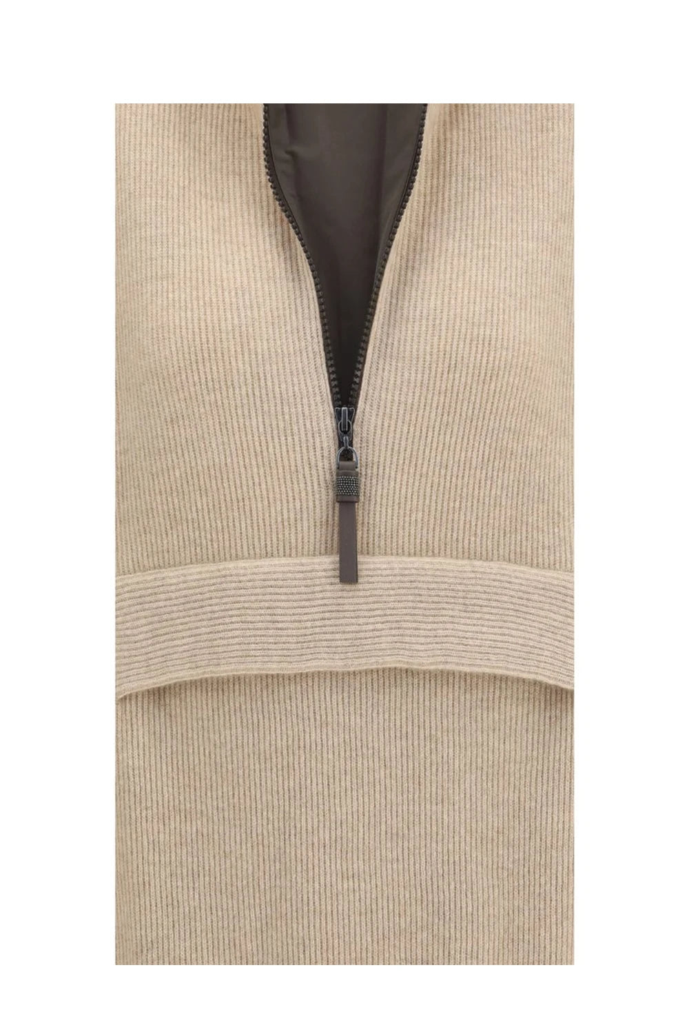 Brunello Cucinelli Sweatshirt in beige, Kashmir — view 3