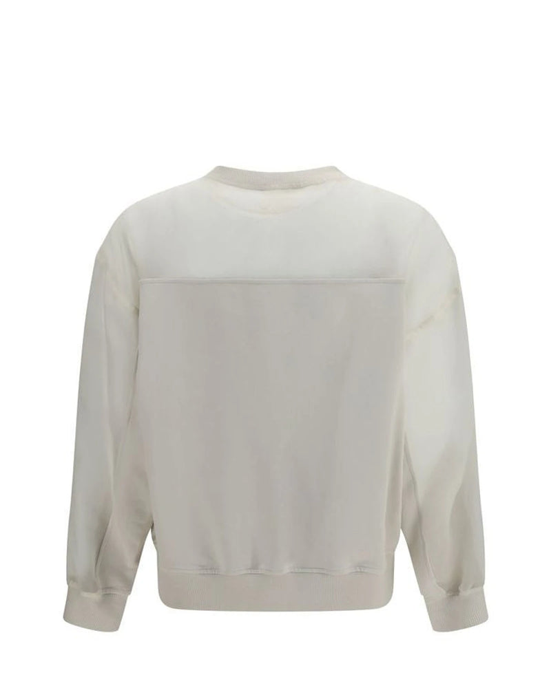 Brunello Cucinelli Sweatshirt in white, Cotton — view 2