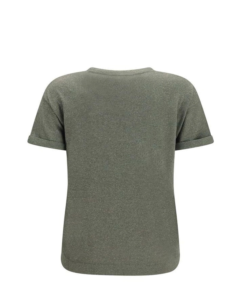 Brunello Cucinelli T-Shirt in green, Nylon — view 2