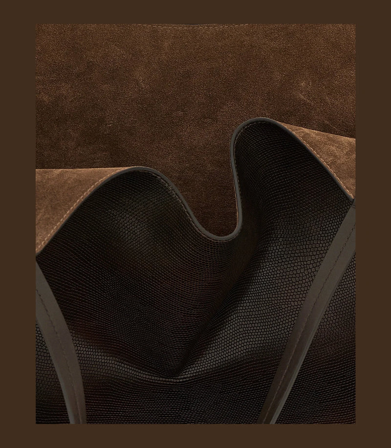 Brunello Cucinelli Tote Bag in brown, Calfskin Leather — view 4