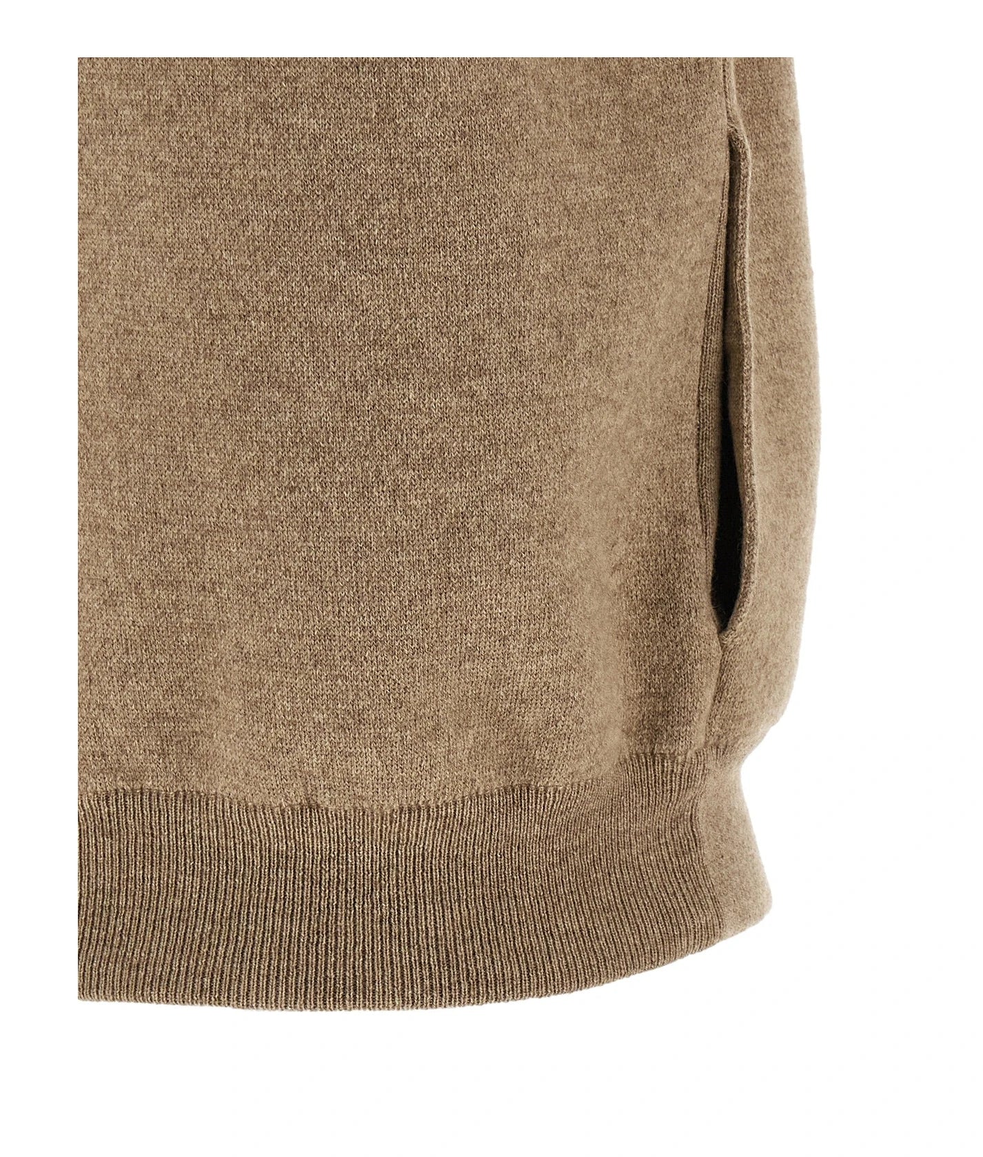 Brunello Cucinelli Vest in beige, Cashmere — view 4