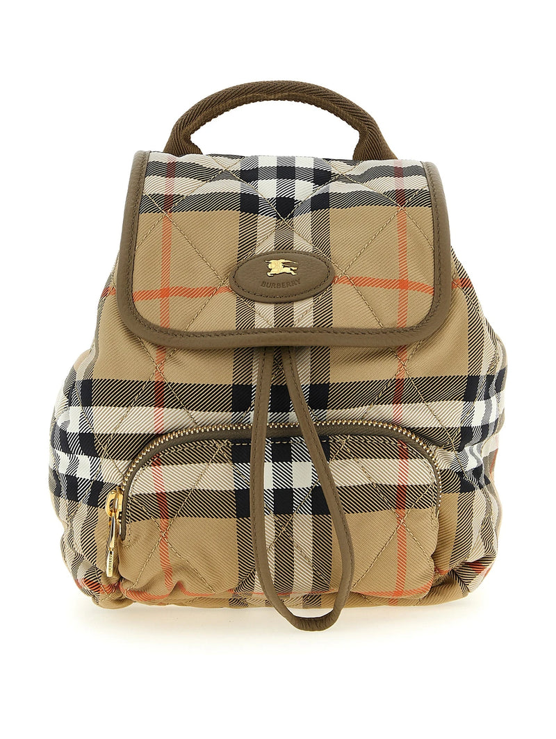 Burberry Backpack Handbag in beige, Polyamide