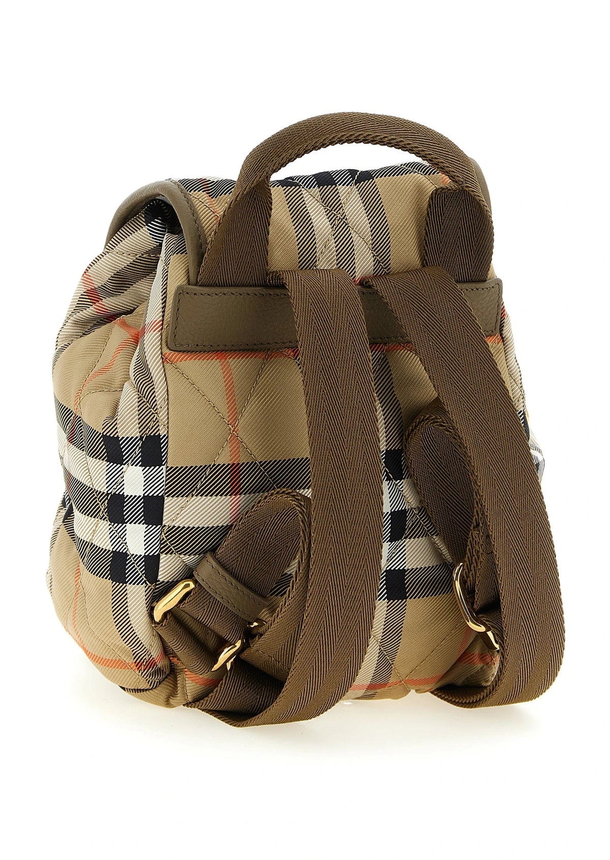 Burberry Backpack Handbag in beige, Polyamide — view 2