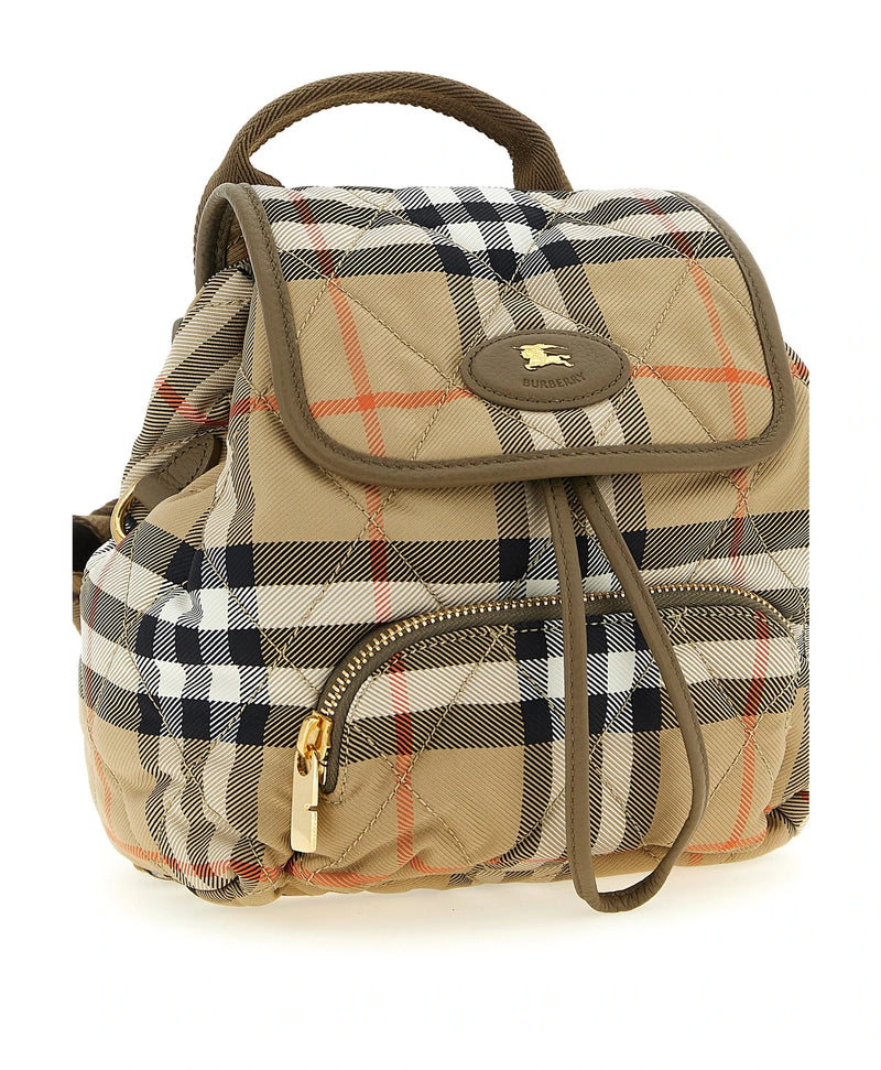 Burberry Backpack Handbag in beige, Polyamide — view 3