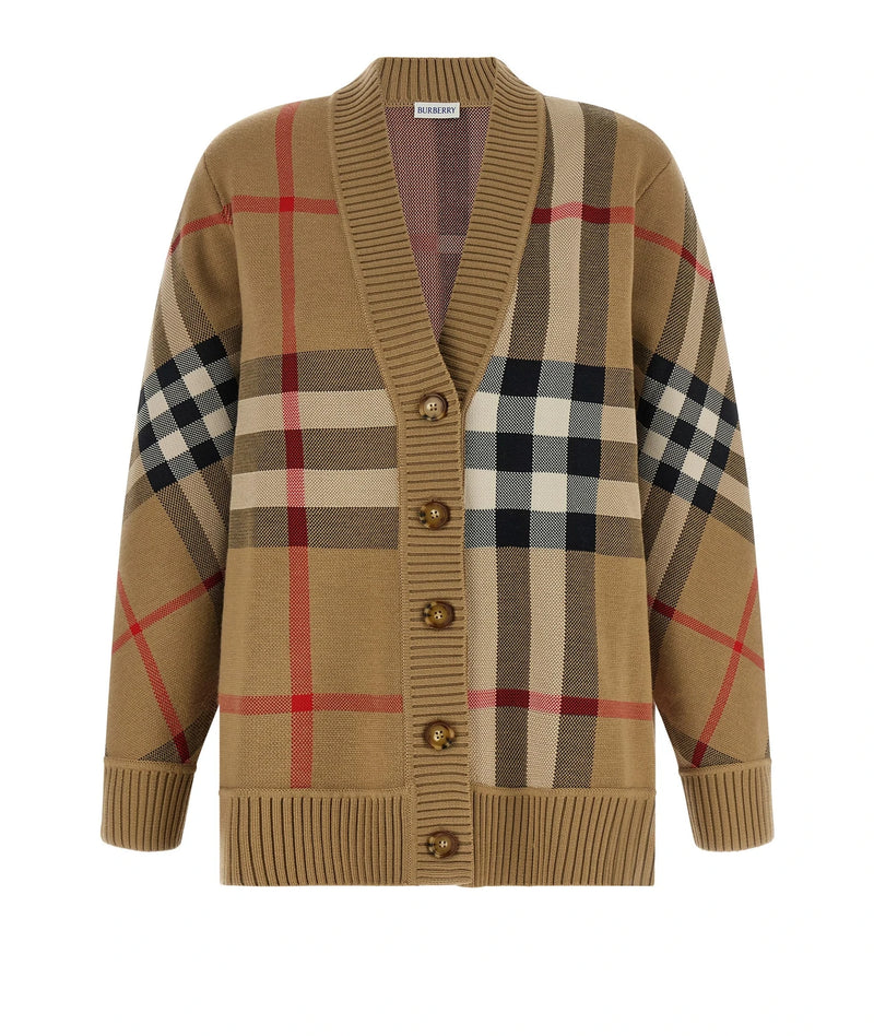 Burberry Cardigan in beige, Polyester