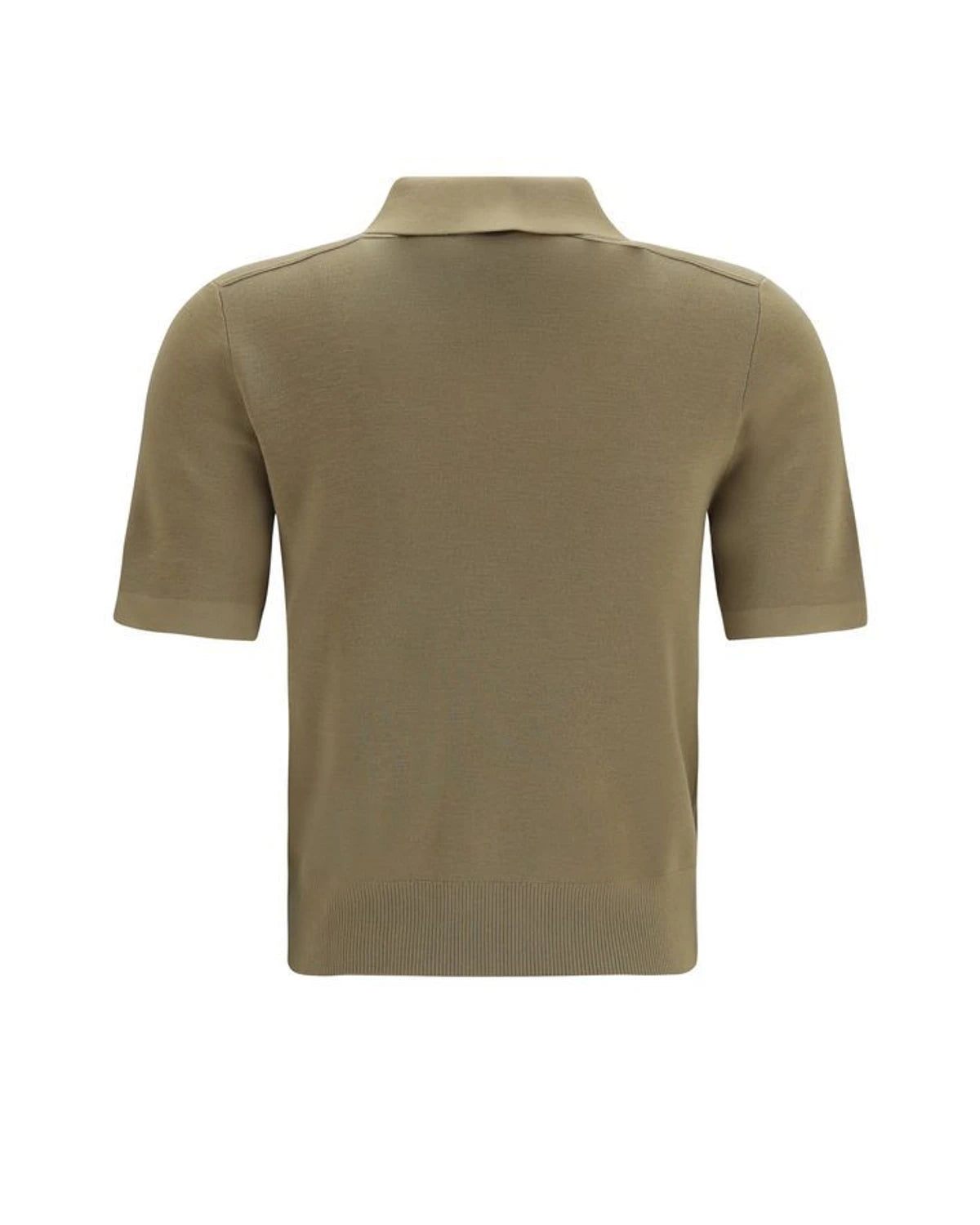 Burberry Henley Shirt in beige, Merino Wool — view 2