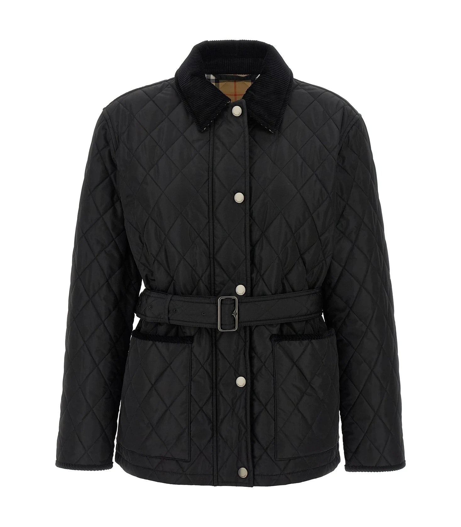 Burberry Overcoat in black, Polyamide