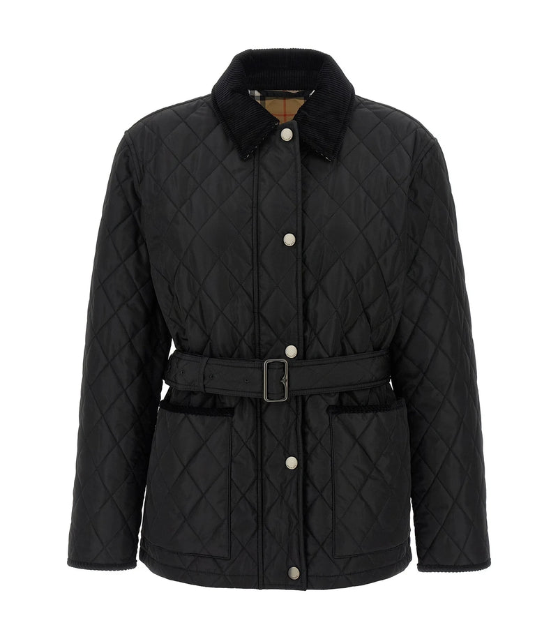 Burberry Overcoat in black, Polyamide