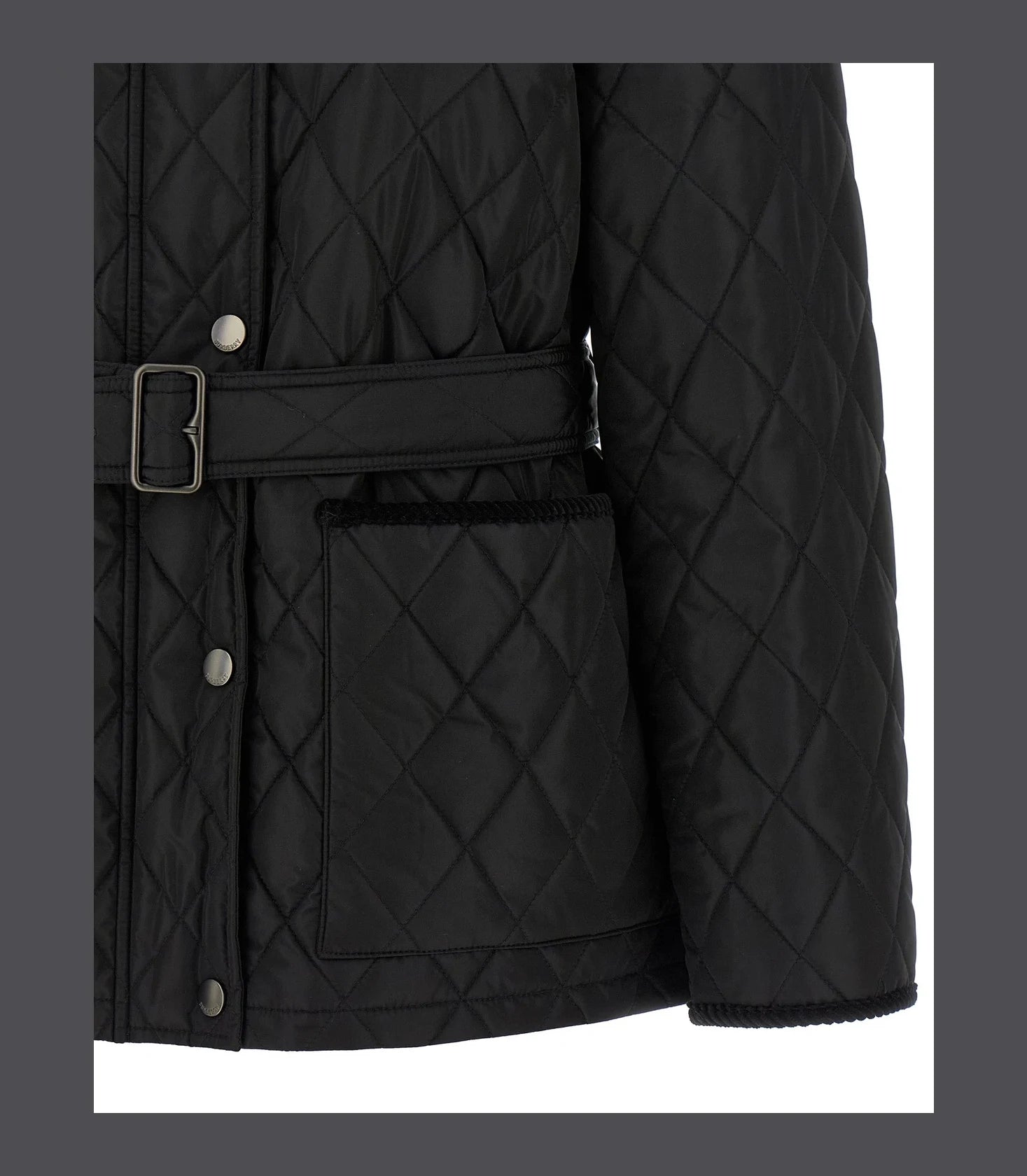 Burberry Overcoat in black, Polyamide — view 4