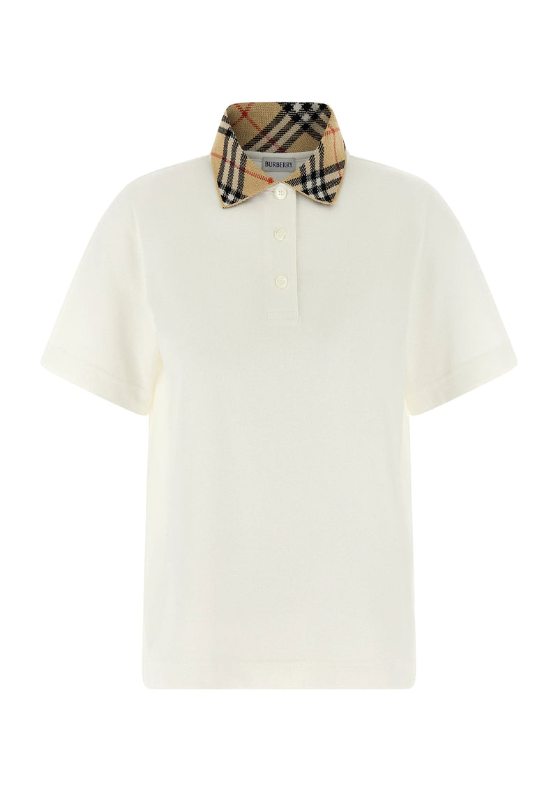 Burberry Polo in white, Cotton