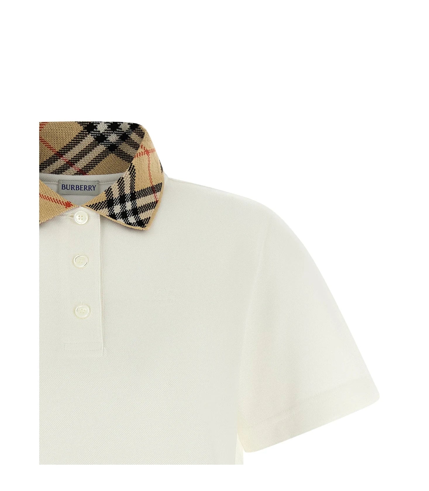 Burberry Polo in white, Cotton — view 3