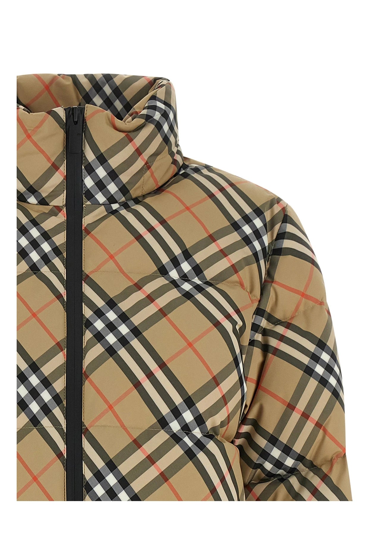Burberry Puffer Jacket in beige, Polyester — view 3