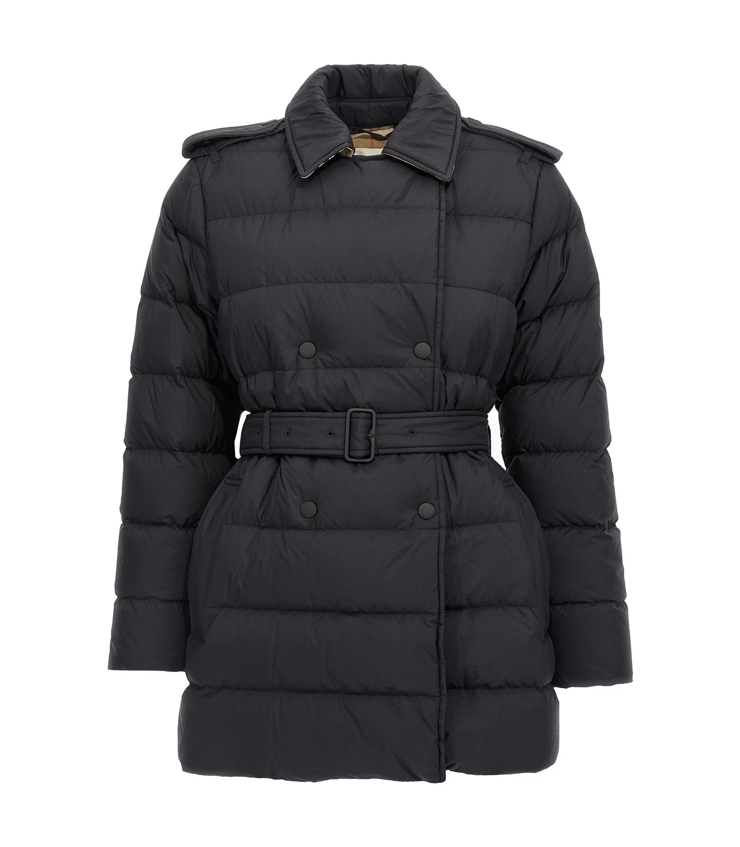 Burberry Puffer Jacket in black, Polyamide — view 2