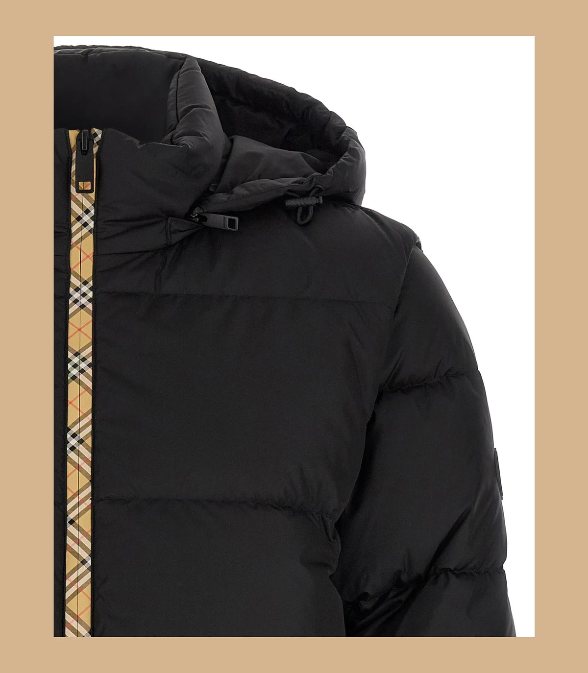 Burberry Puffer Jacket in black, Polyamide — view 4