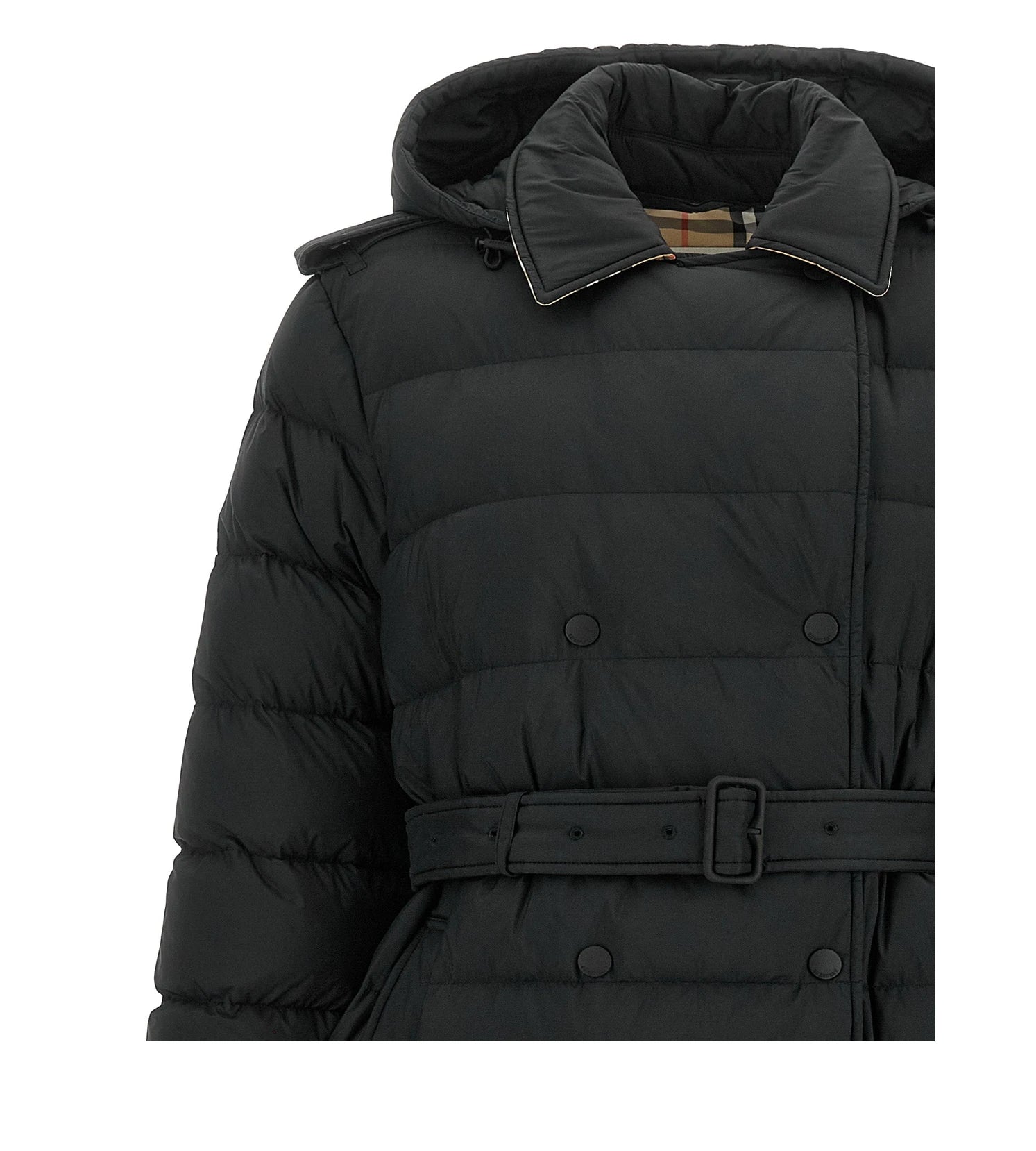 Burberry Puffer Jacket in black, Polyamide — view 4