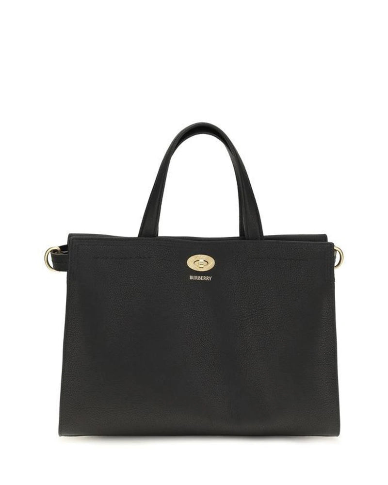 Burberry Satchel Bag in black, Cotton