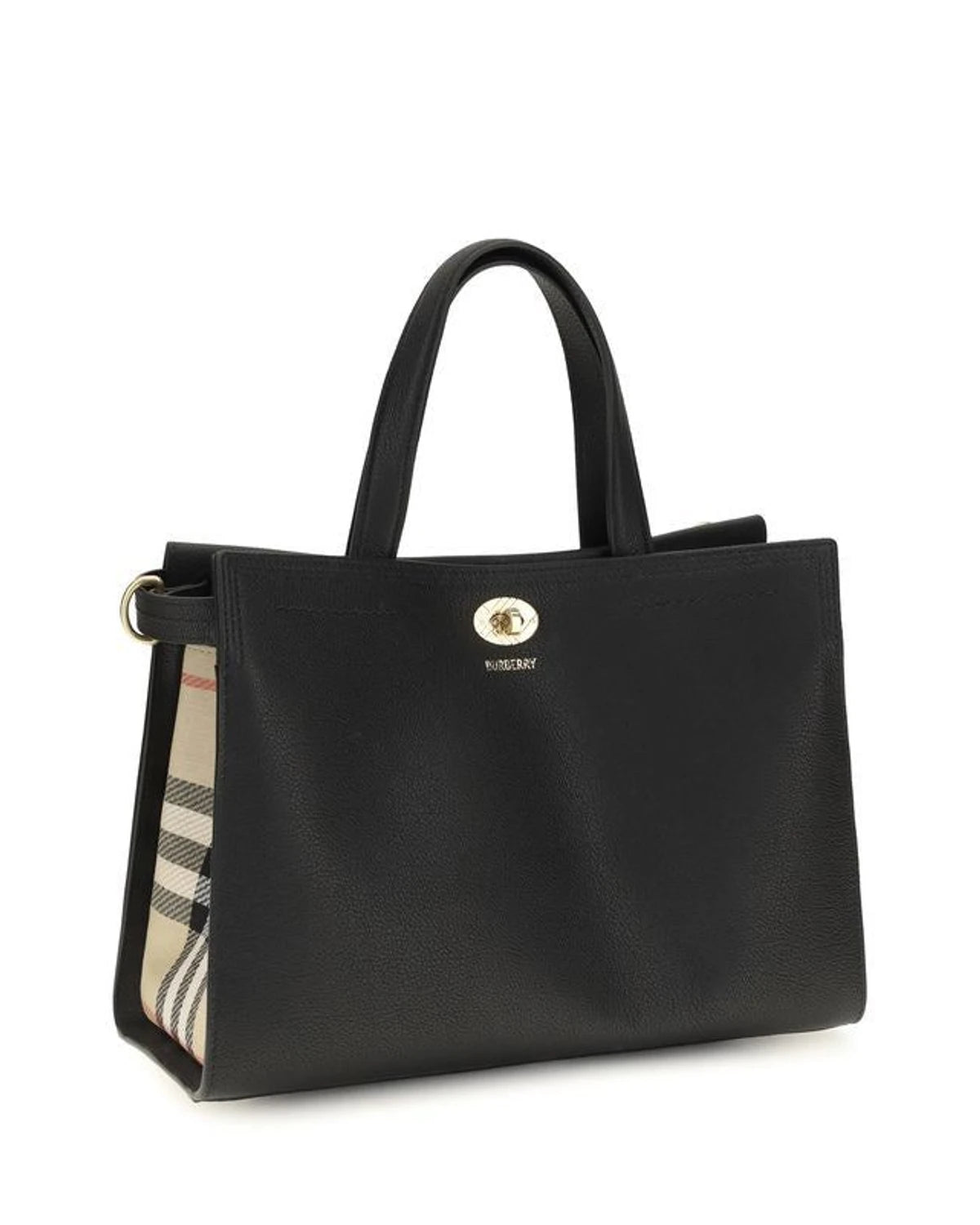 Burberry Satchel Bag in black, Cotton — view 2