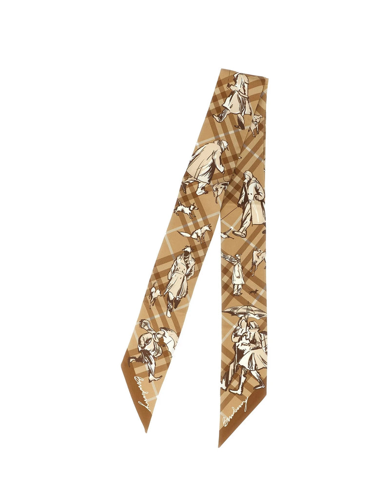 Burberry Scarves & Shawl in beige, Mulberry Silk — view 2